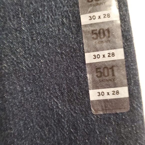 💖 Levi's 501 High Rise Skinny Jeans in SHORT LENGTH - Picture 9 of 12